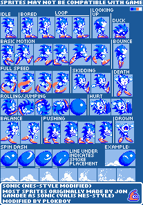 Sonic (NES-Style)