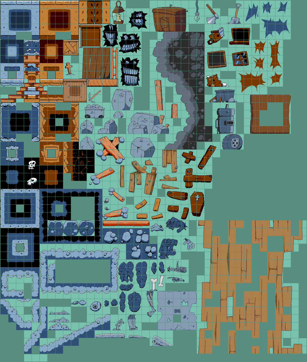 Wasteyard Tileset