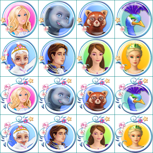 Barbie as The Island Princess - Character Portraits