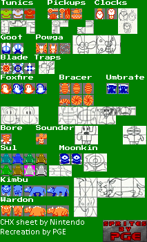 Early CHX Sheet (Zelda 1-Style)