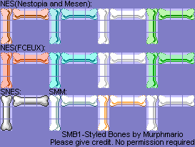 Mario Customs - Bones (Super Mario Bros.-Style)