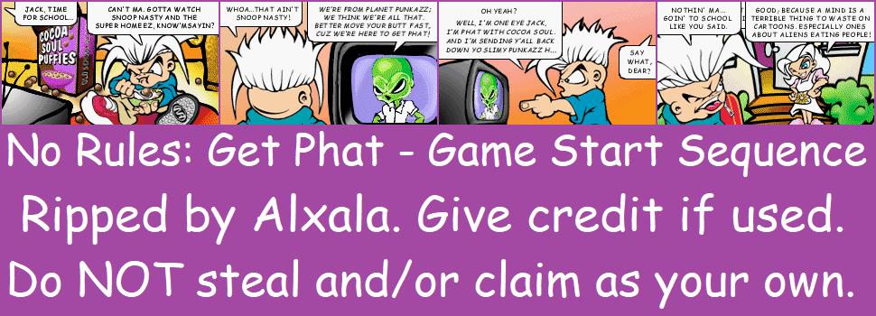 No Rules: Get Phat - Game Start Sequence