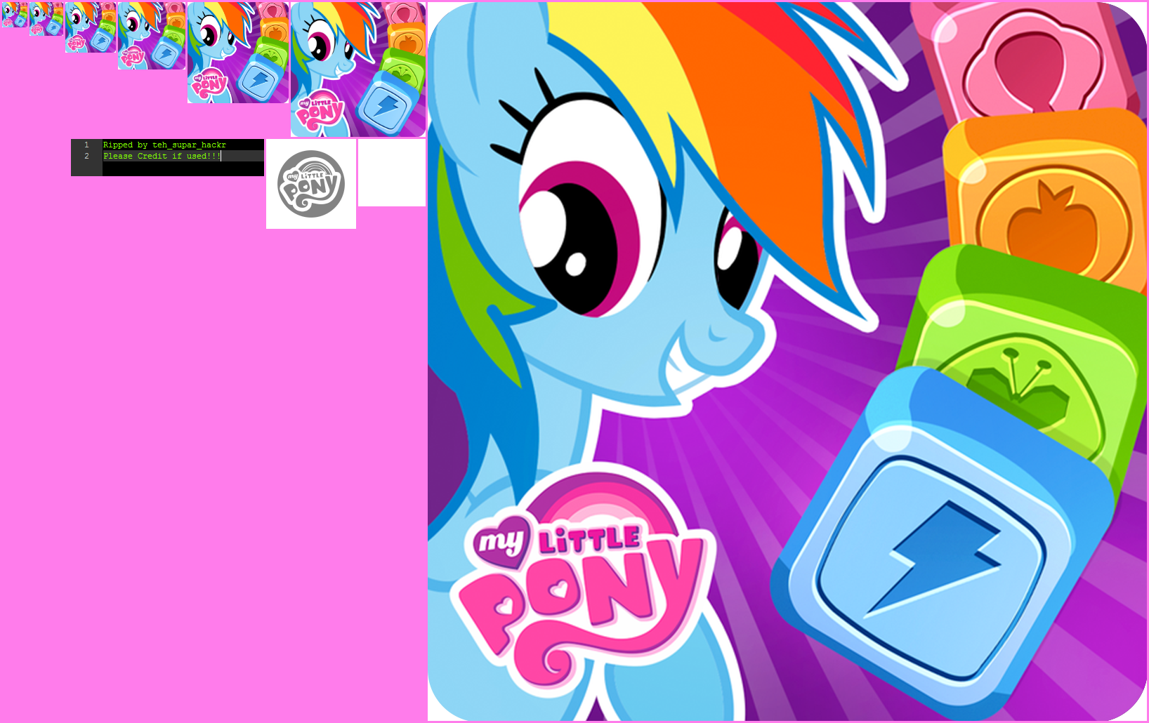 My Little Pony Puzzle Party - Application Icons