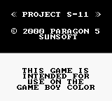 Game Boy Error Message