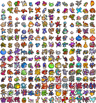The Spriters Resource - Full Sheet View - Dragon Quest Monsters: Joker ...