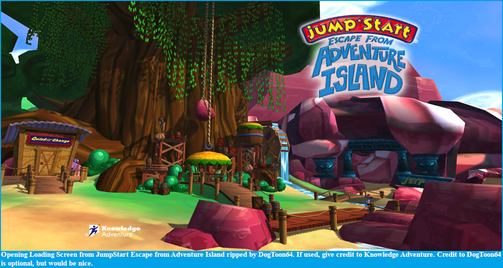 JumpStart Escape from Adventure Island - Opening Loading Screen