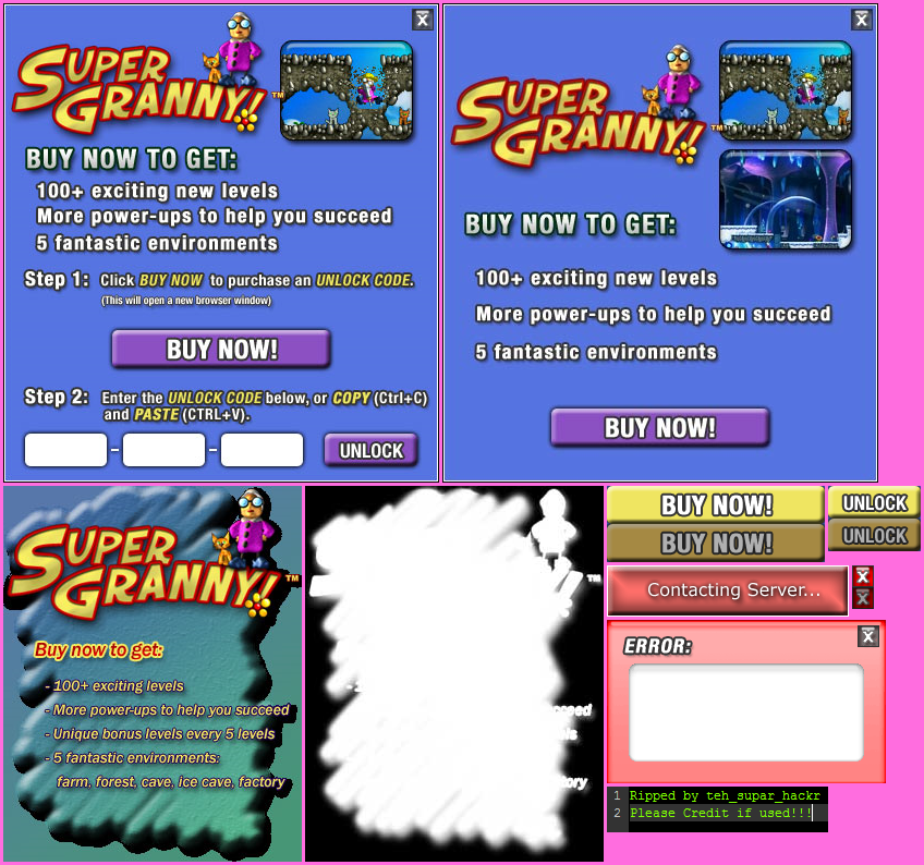 Super Granny - Upsell Screen