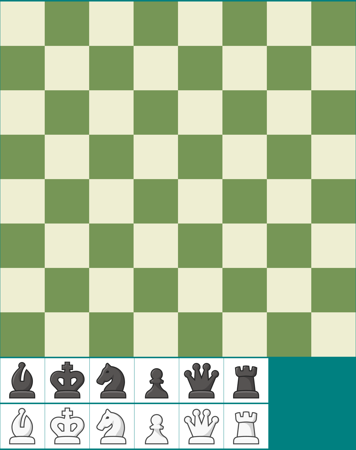 Board and Chess Pieces (Standard/Classic)
