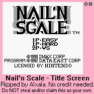Nail'n Scale - Title Screen