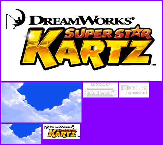 Dreamworks Super Star Kartz - Wii Menu Banner & Icon