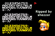 Bomberman - Font