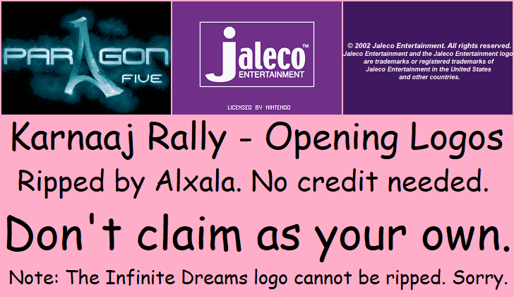 Karnaaj Rally - Opening Logos