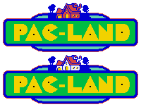 Pac-Man Customs - Pac-Land Logo (Hanna Barbera Style)
