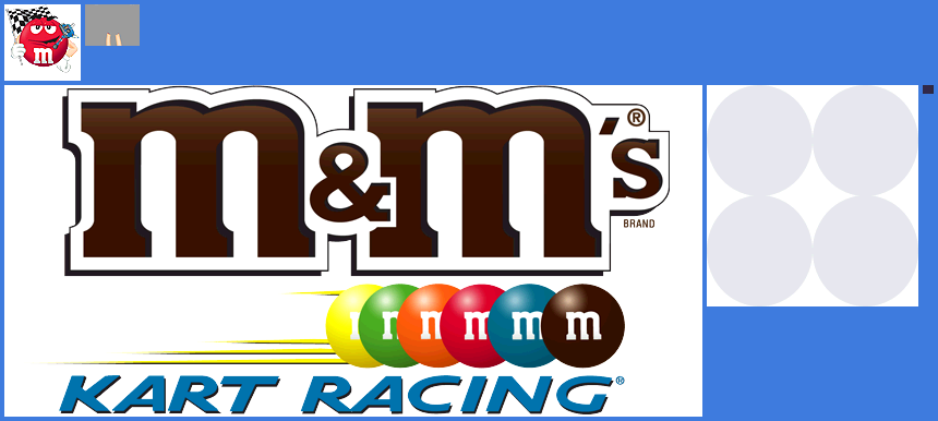 M&M's Kart Racing - Wii Menu Banner & Icon