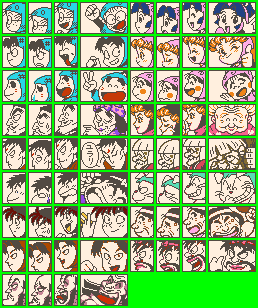 Puzzle Nintama Rantarou (JPN) - Characters (Battle)
