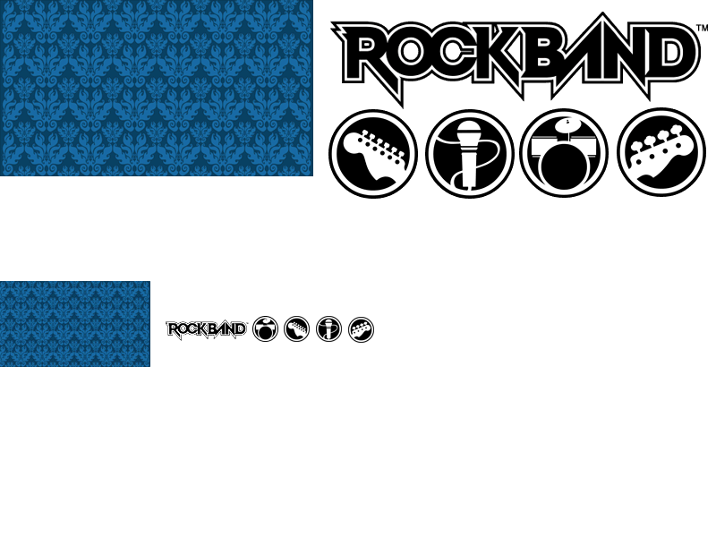 Rock Band - Wii Menu Icon and Banner