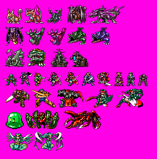 Lufia: The Legend Returns - Bosses