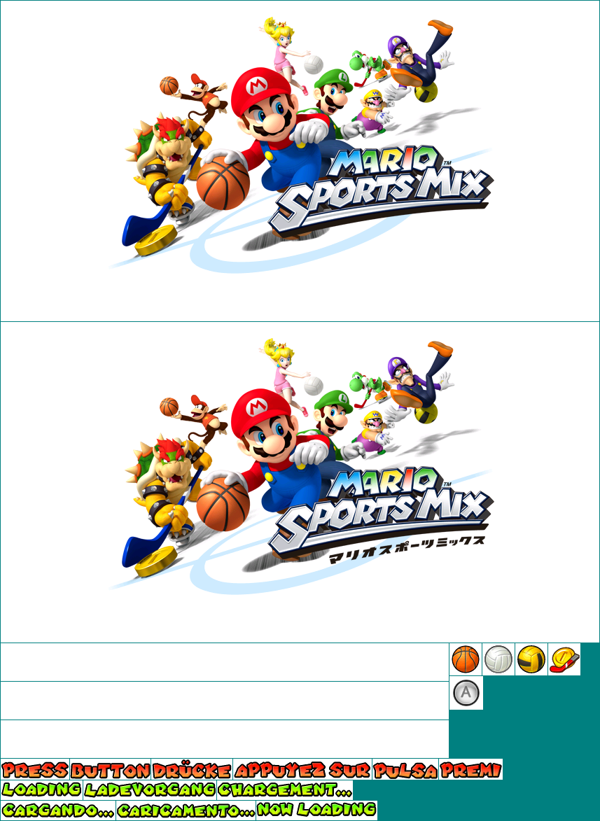 Mario Sports Mix - Title Screen