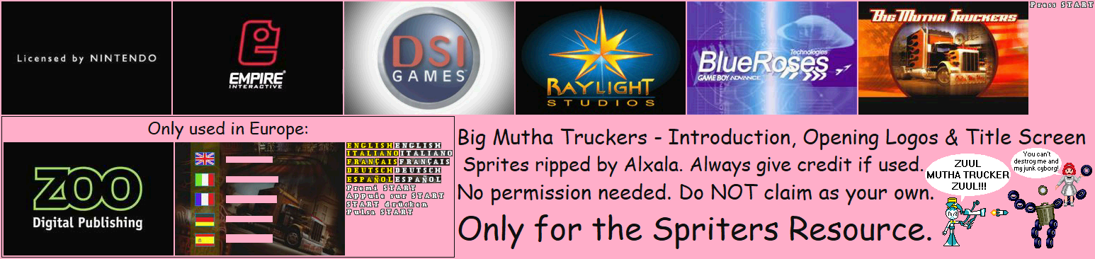 Big Mutha Truckers - Introduction, Opening Logos & Title Screen