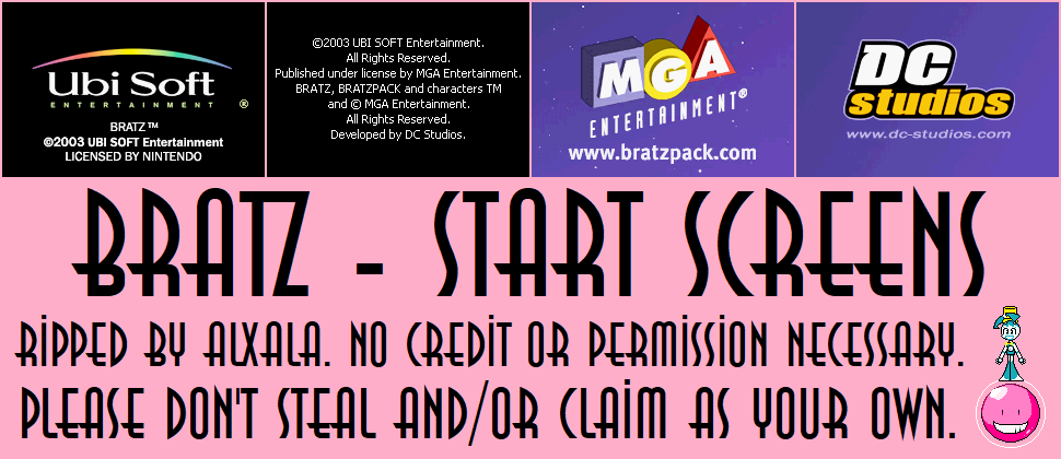 Bratz - Start Screens