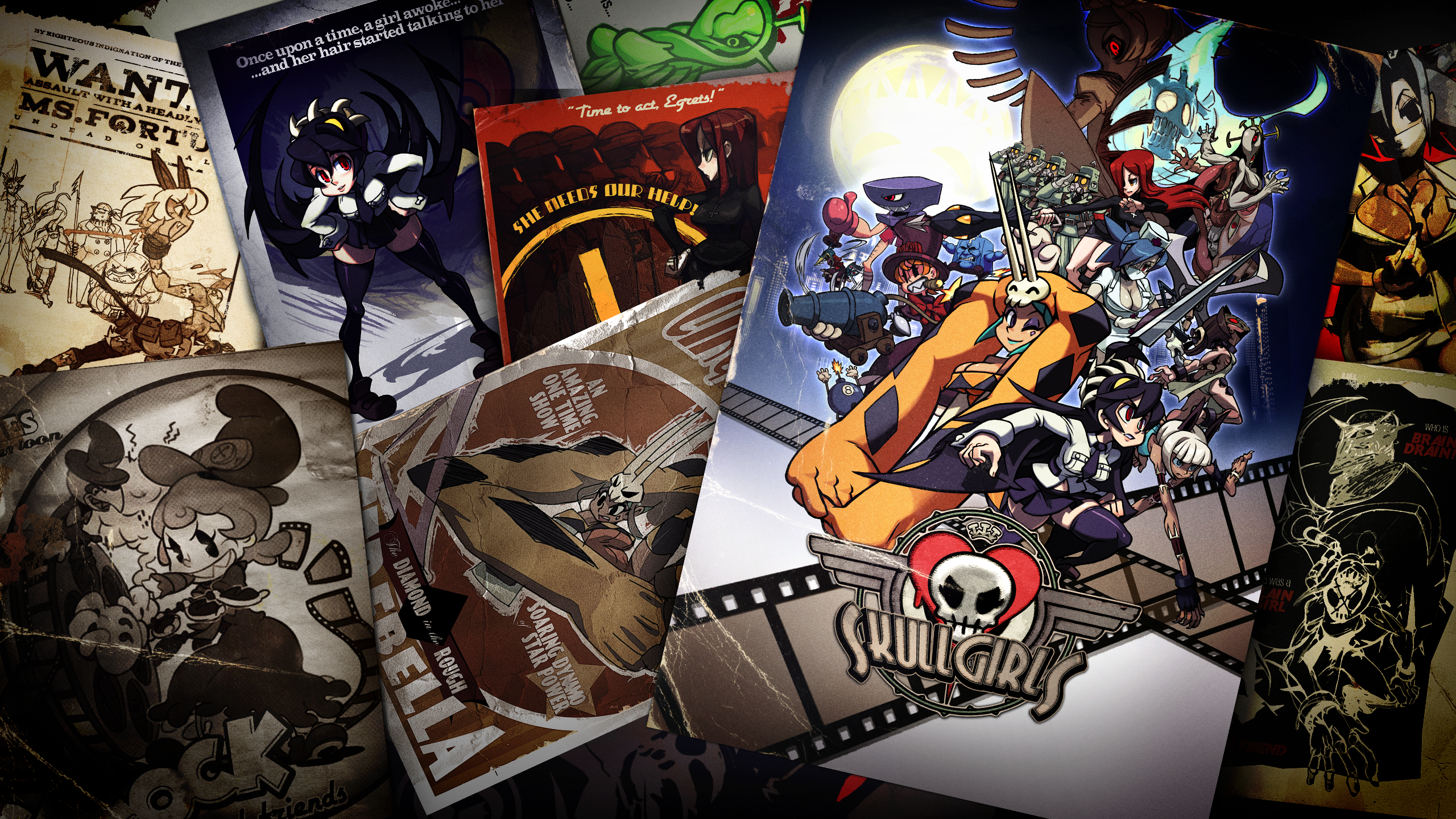 Skullgirls 2nd Encore - Background