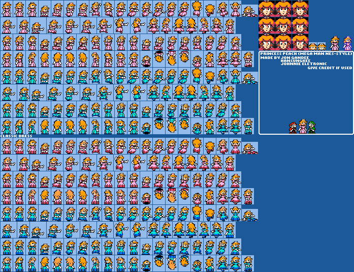 Peach (Mega Man NES-Style)