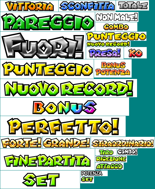 Mario Sports Mix - Text (Italian)