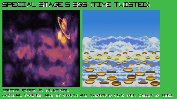 Sonic Time Twisted - Special Stage 5 Backgrounds