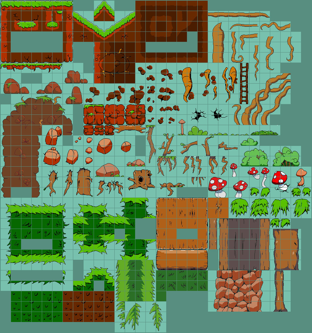 Gnome Forest Tileset