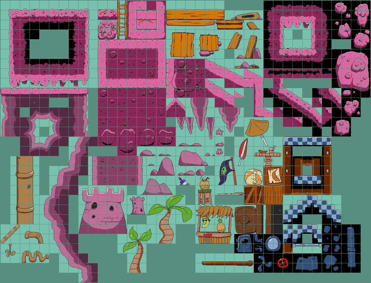 Crust Cove Tileset