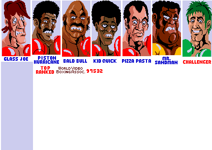 Punch-Out!! - Portraits
