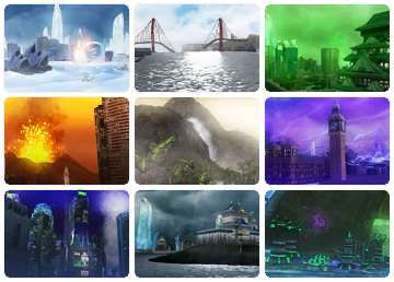 Godzilla Unleashed - Environment Select
