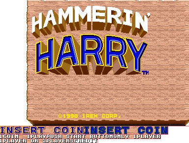 Hammerin' Harry - Title