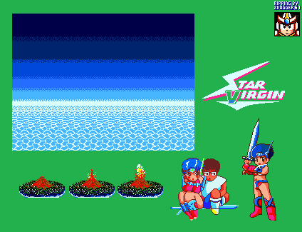 Star Virgin - Title Screen & Ending