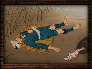 Dead Fisherman Painting