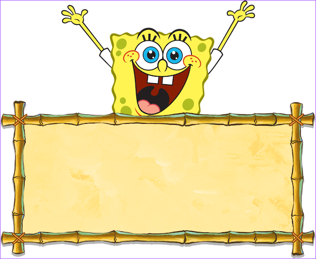SpongeBob Saves The Day - Pause Border
