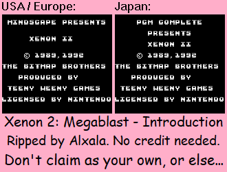 Xenon 2: Megablast - Introduction