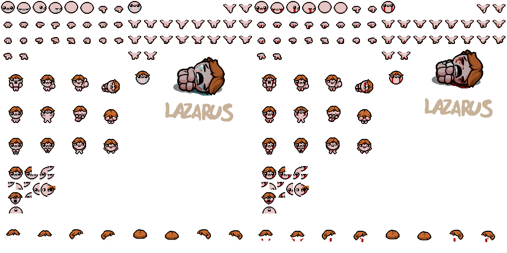 The Binding of Isaac: Rebirth - Lazarus & Lazarus (Revived) (Repentance)