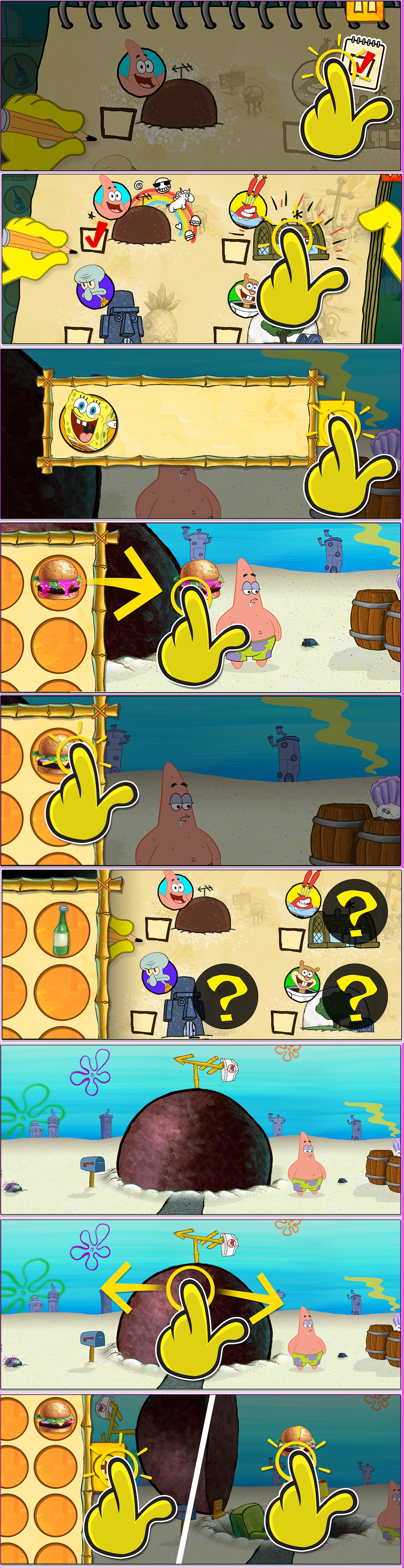 SpongeBob Saves The Day - How To Play & Question Mark