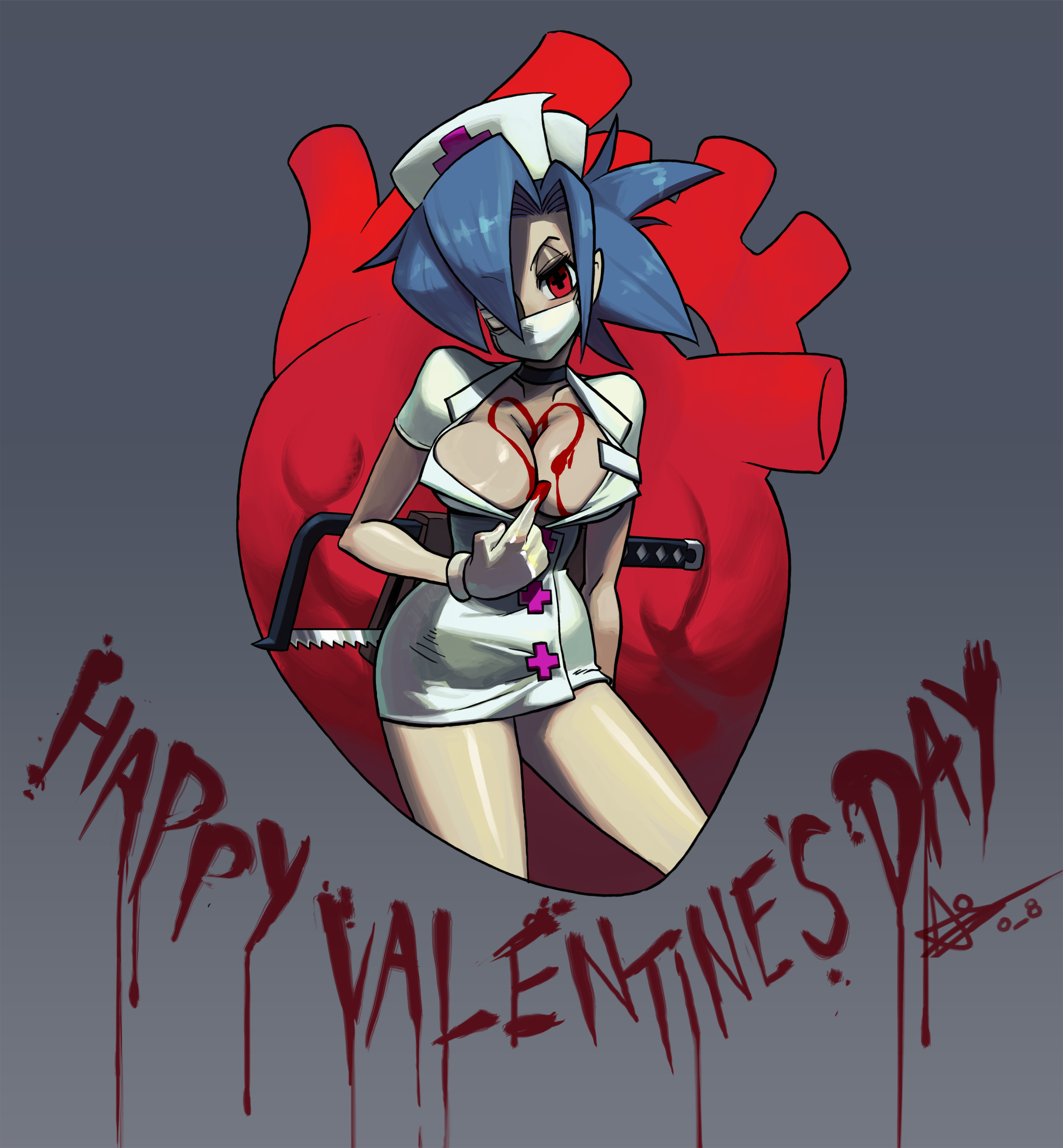 Skullgirls 2nd Encore - Valentine Valentines Day