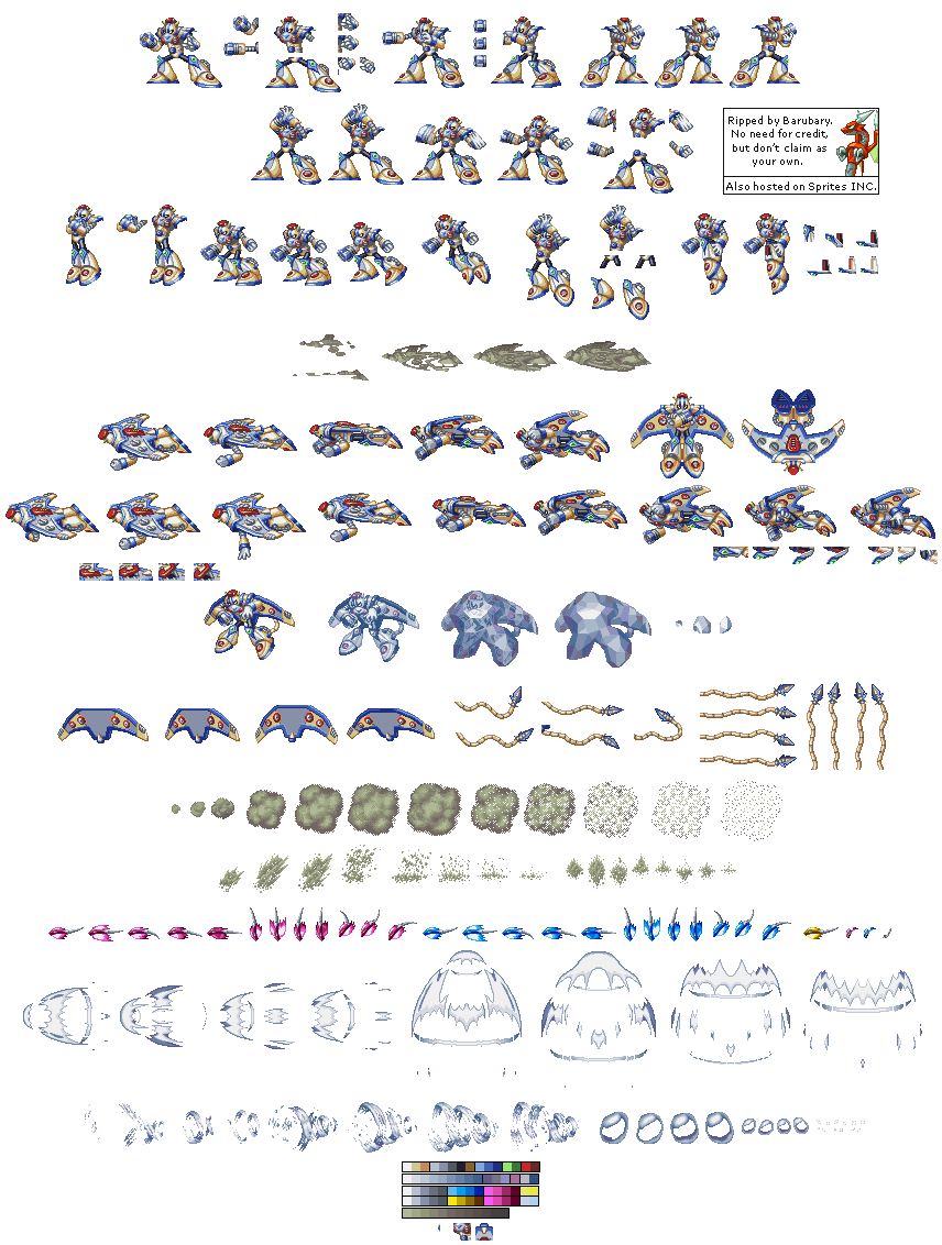 mega man x4 sprites mega man x4 sprites