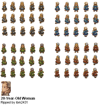 Final Fantasy Tactics - 20 Year Old Woman