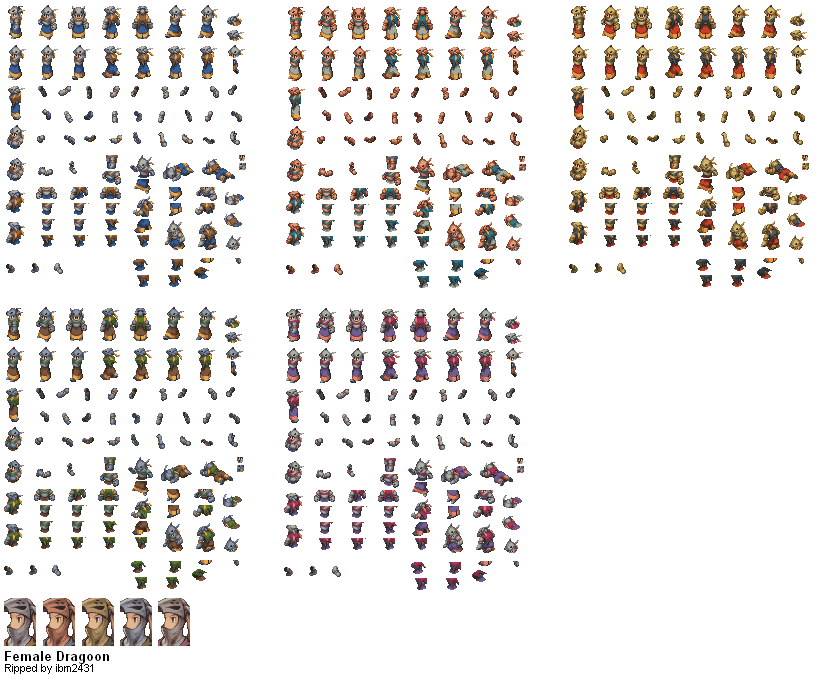 Final Fantasy Tactics - Dragoon (Female)