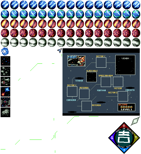 Star Fox / Starwing - Map