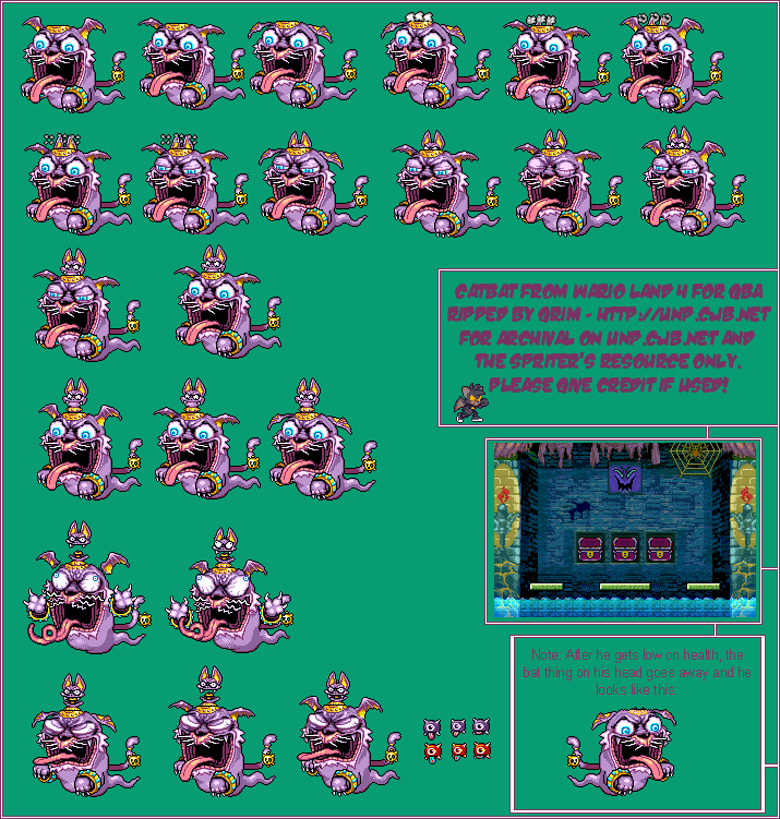 Wario Land 4 - Cat Bat