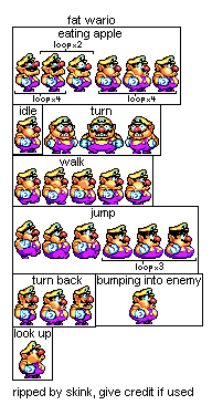 Wario Land 4 - Wario (Fat)