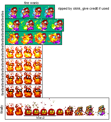 Wario Land 4 - Wario (Fire)