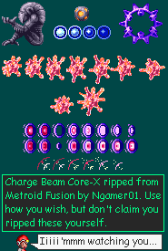 Metroid Fusion - Charge Beam Core-X