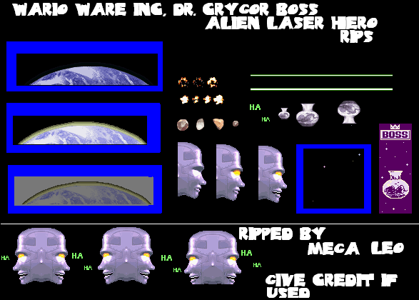 WarioWare, Inc.: Mega Microgames! - Alien Laser Hero