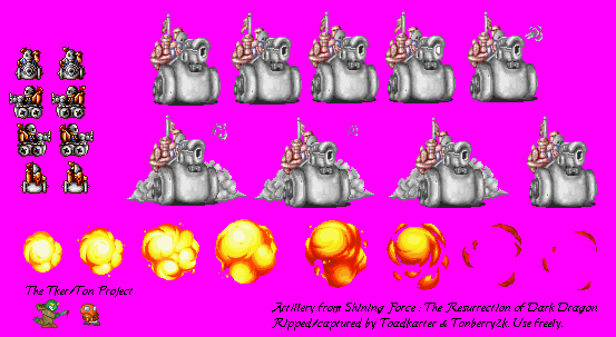 Shining Force: Resurrection of the Dark Dragon - Artillery